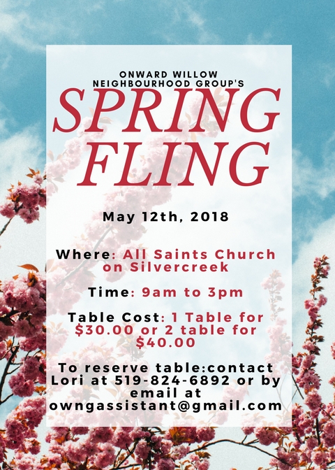 Yellow Spring Promotion Flyer