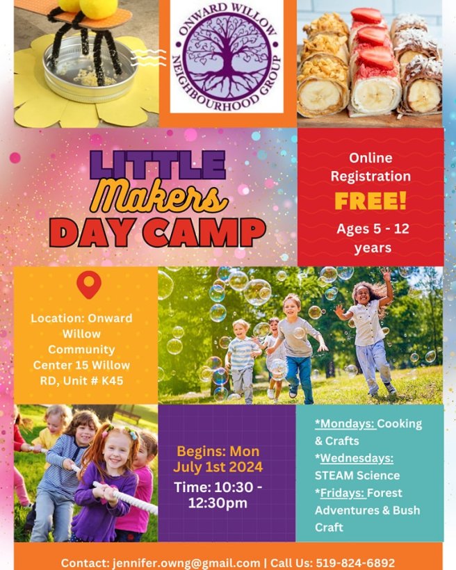 Little Makers Day Camp 2024 -Registration&nbsp;Full!