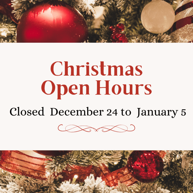 Christmas Hours